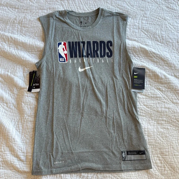 Nike Gray Sleeveless shirt basketball Dri-Fit Small - Picture 1 of 10